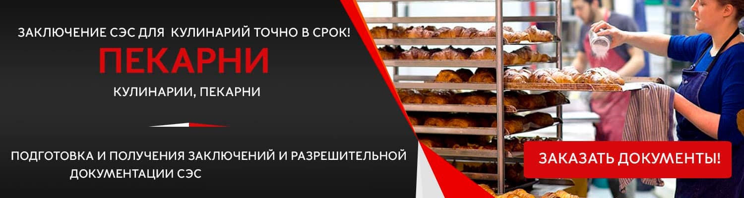 Документы для открытия пекарни в Электростали